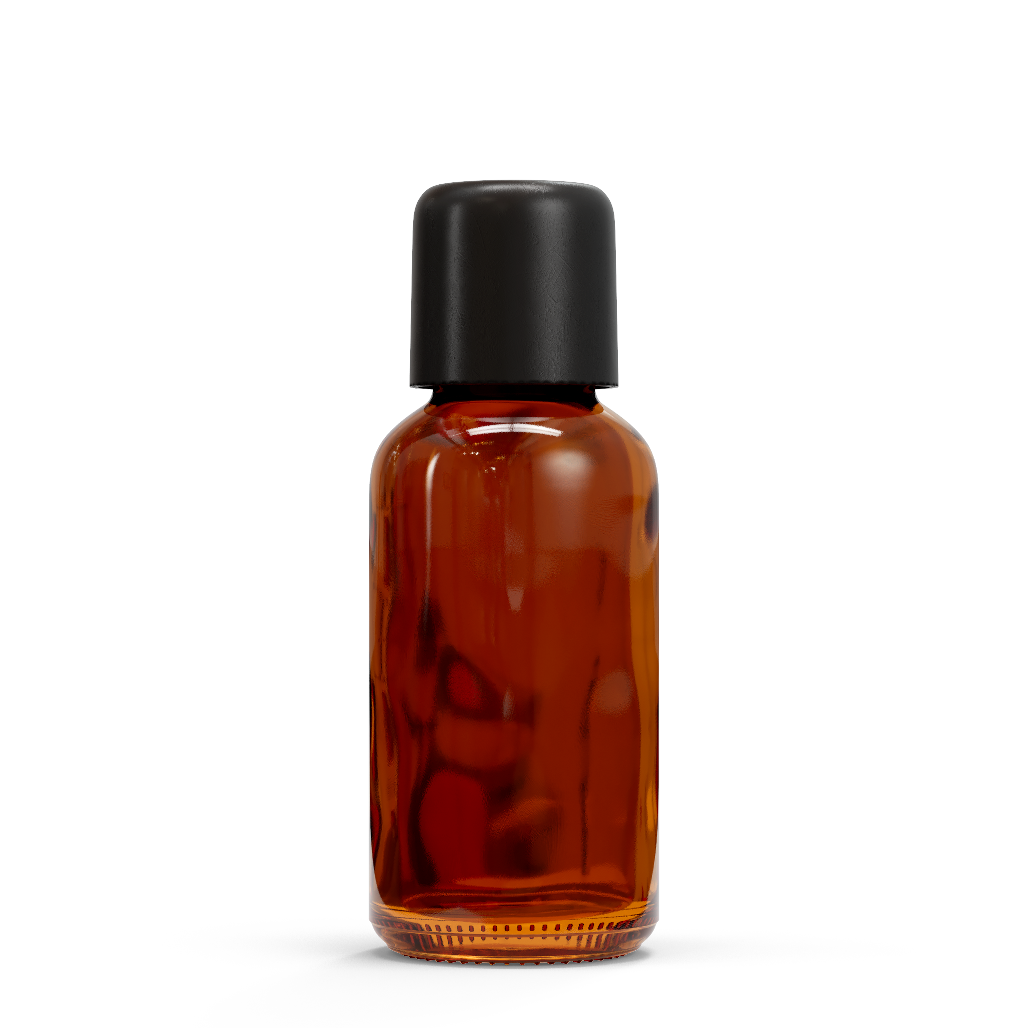 Bouteille en verre - Marron (avec des bouchons variés)