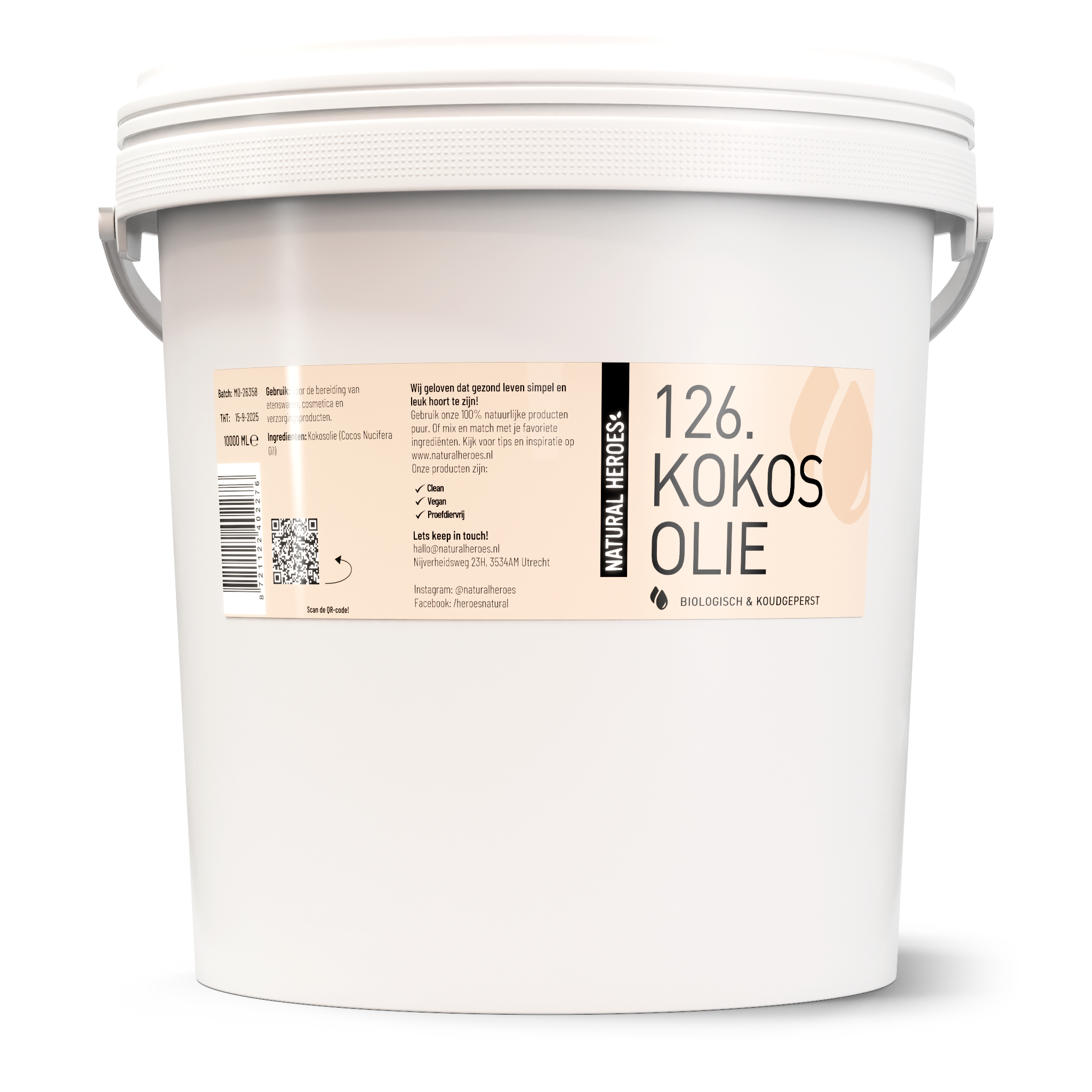 Huile de coco (biologique et pressée à froid)