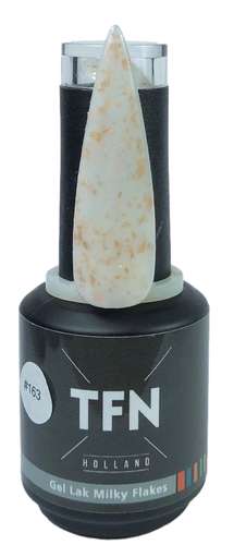 TFN Gel Lak Milky Flakes Nr. 163 Goud Glanzende Finish