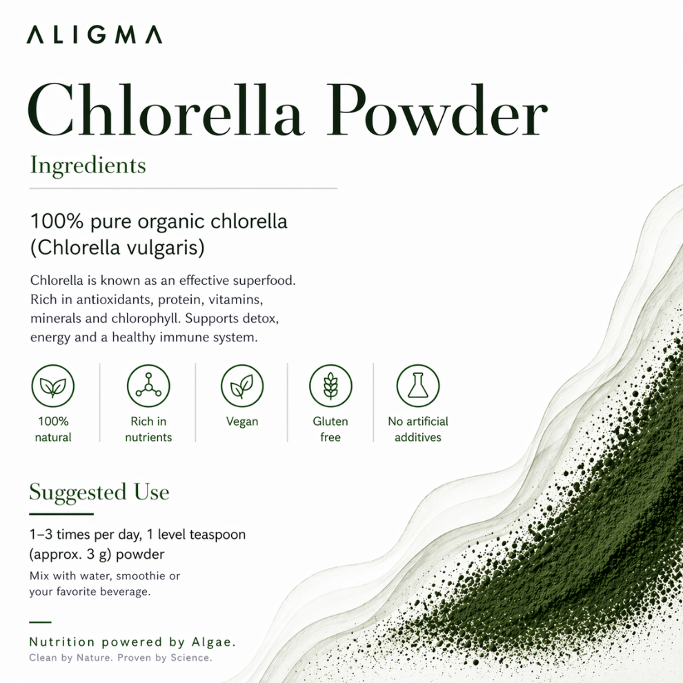 Organic Chlorella powder, 250g