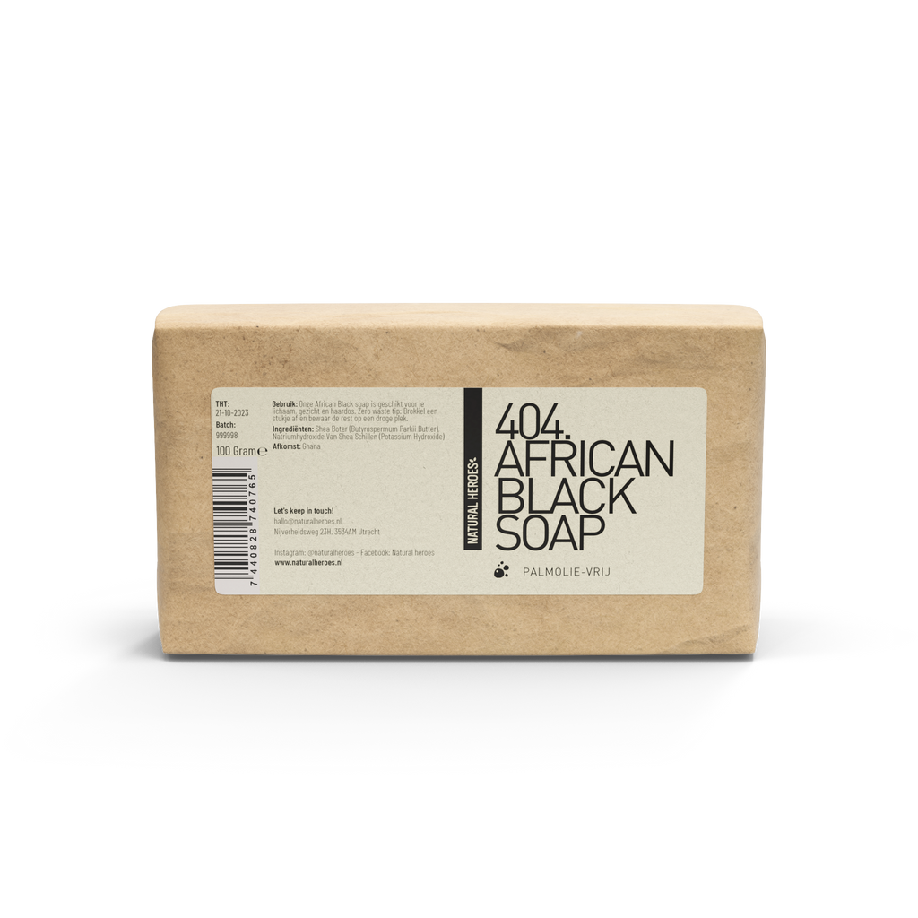Savon noir africain (Palmolie-Vrij)