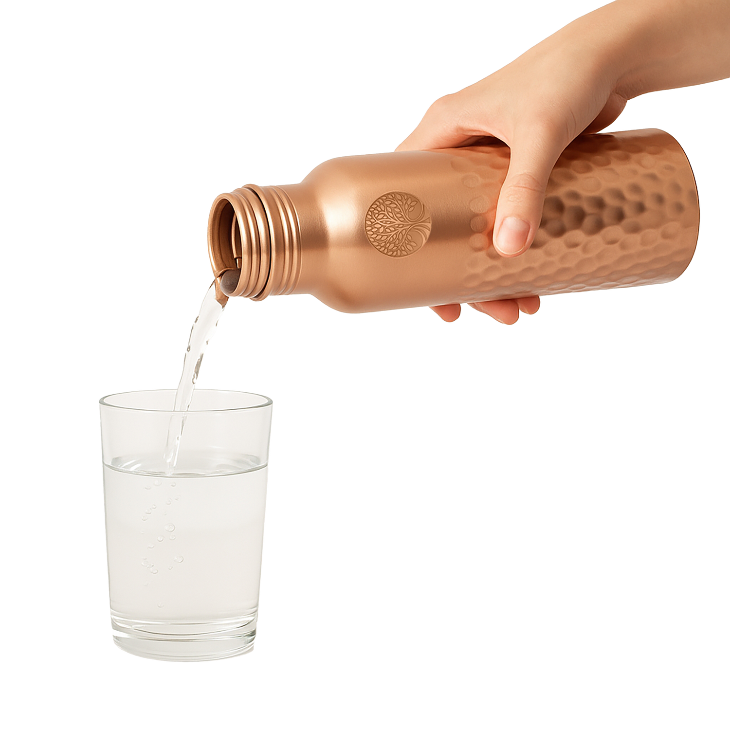 BOUTEILLE D’EAU 100 % CUIVRE PURE