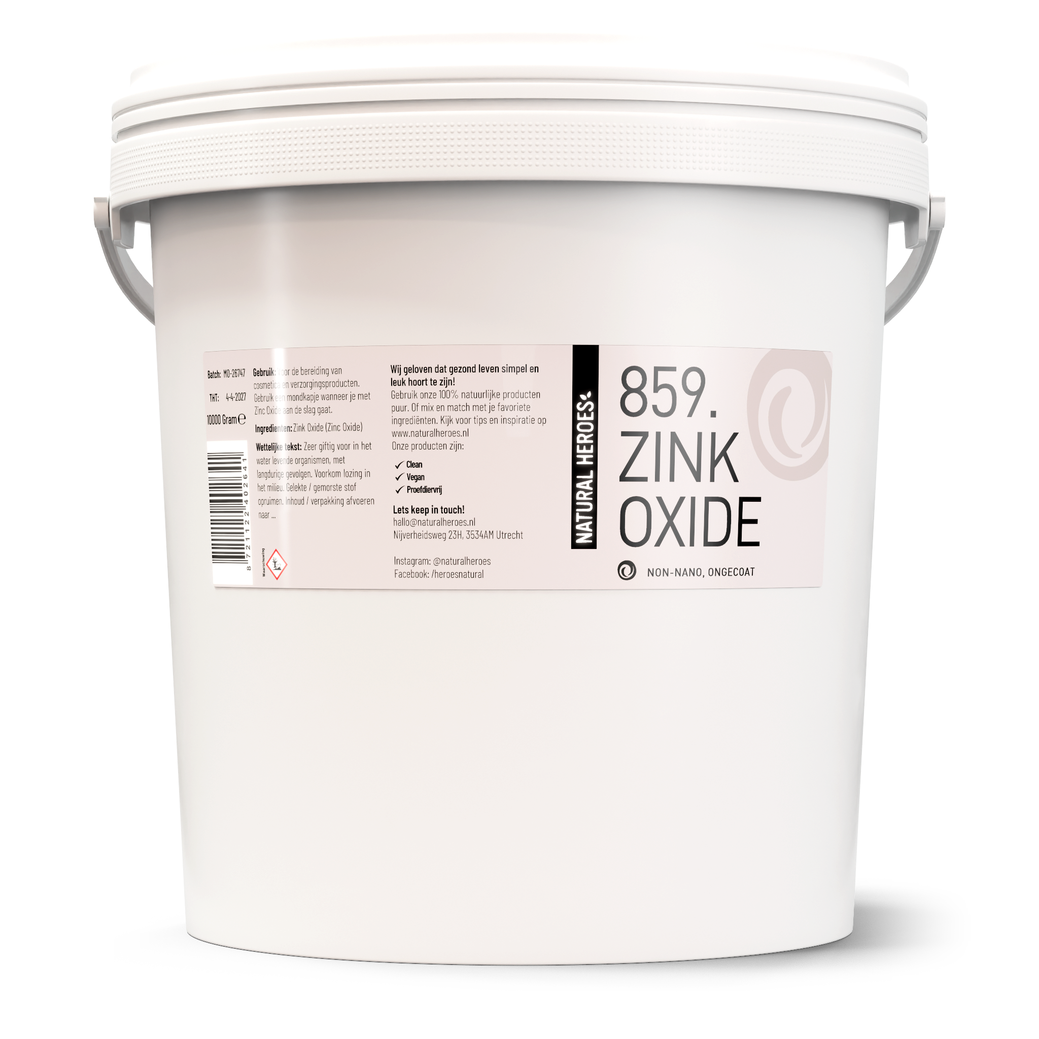 Zink oxyde (non-nano, Ongecoat)