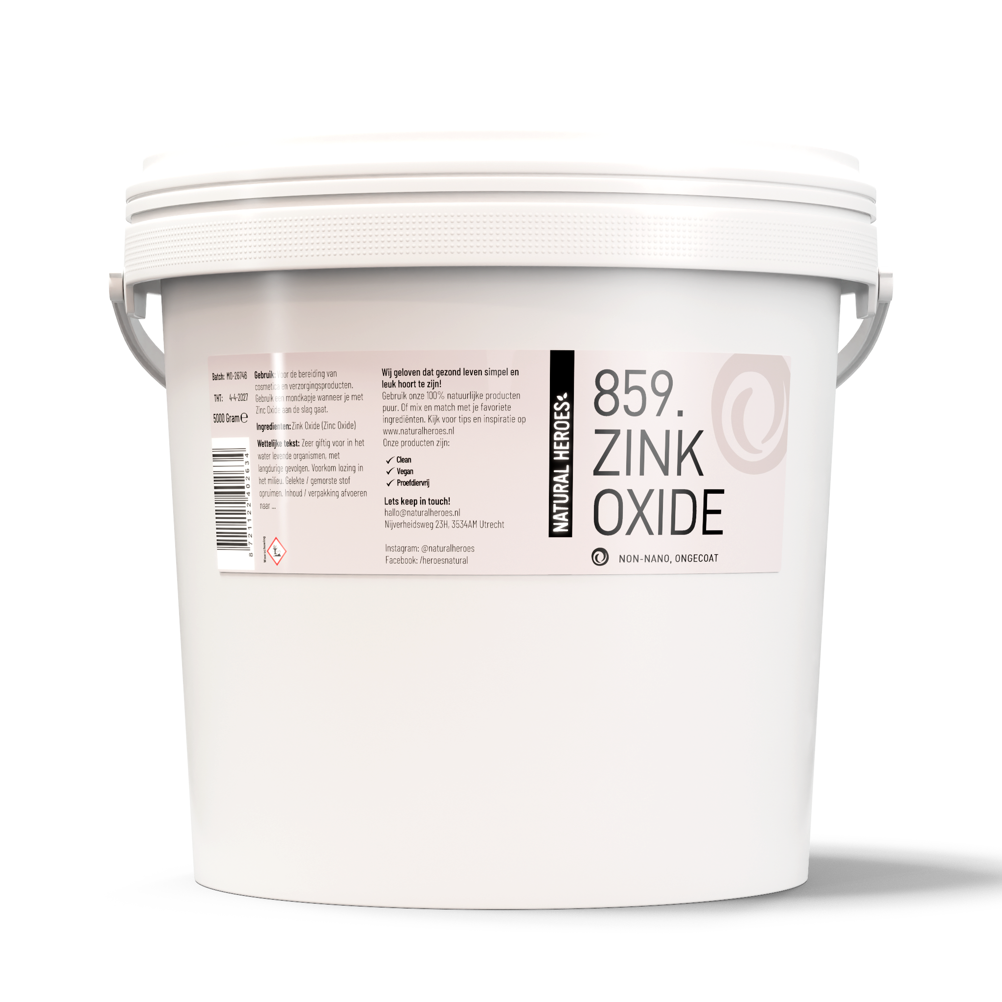 Zink oxyde (non-nano, Ongecoat)