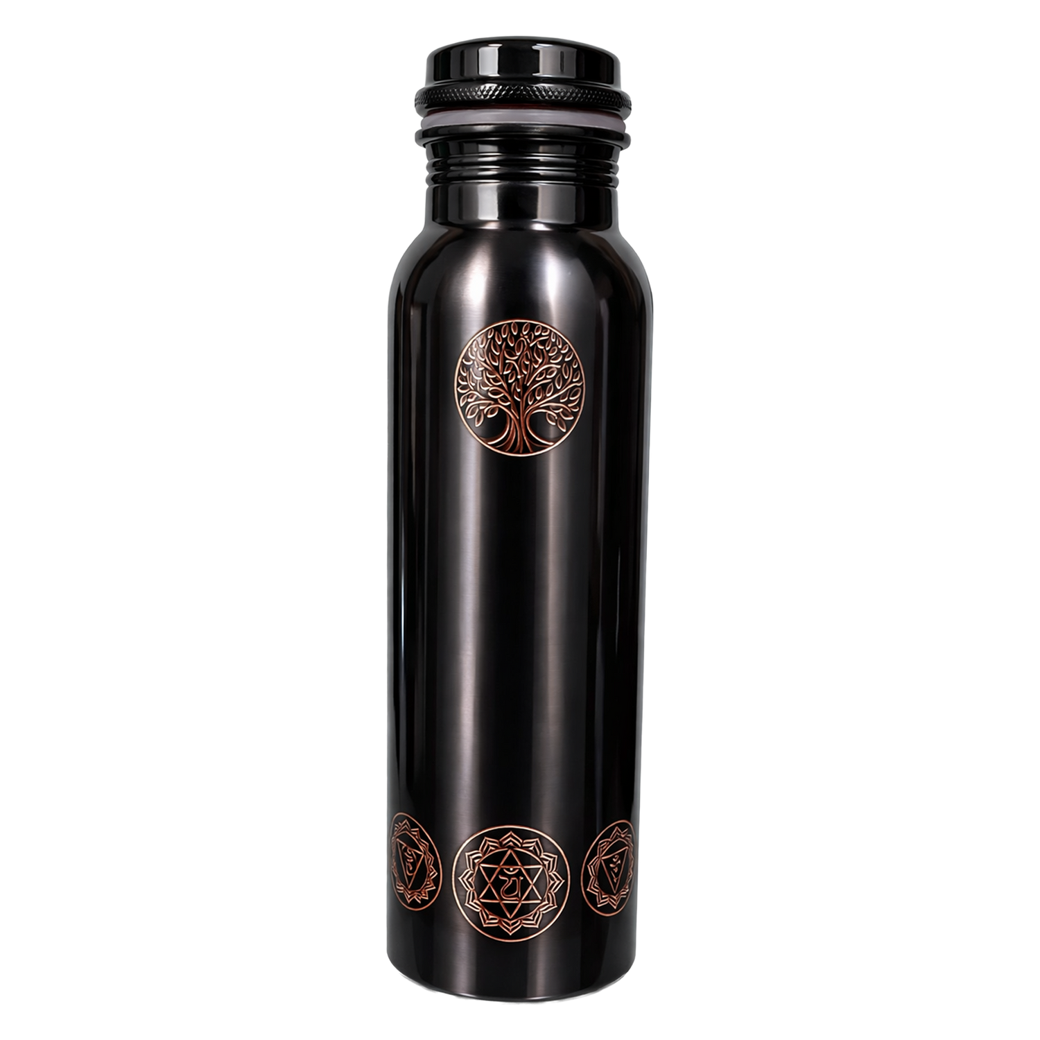 100% PUUR KOPEREN WATERFLES MYSTICAL | PREMIUM QUALITY | HANDGEMAAKT EN UNIEK | 950 ML | 350 G