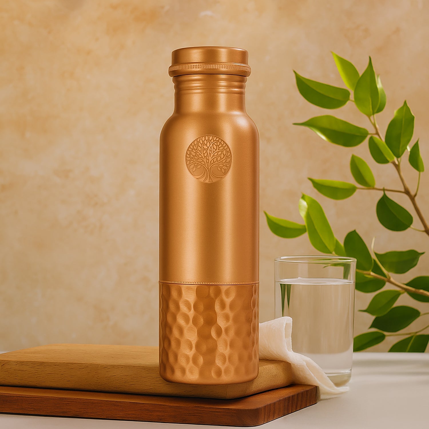 Koperen Fles Bouteille d’eau de Protiens et d’eau