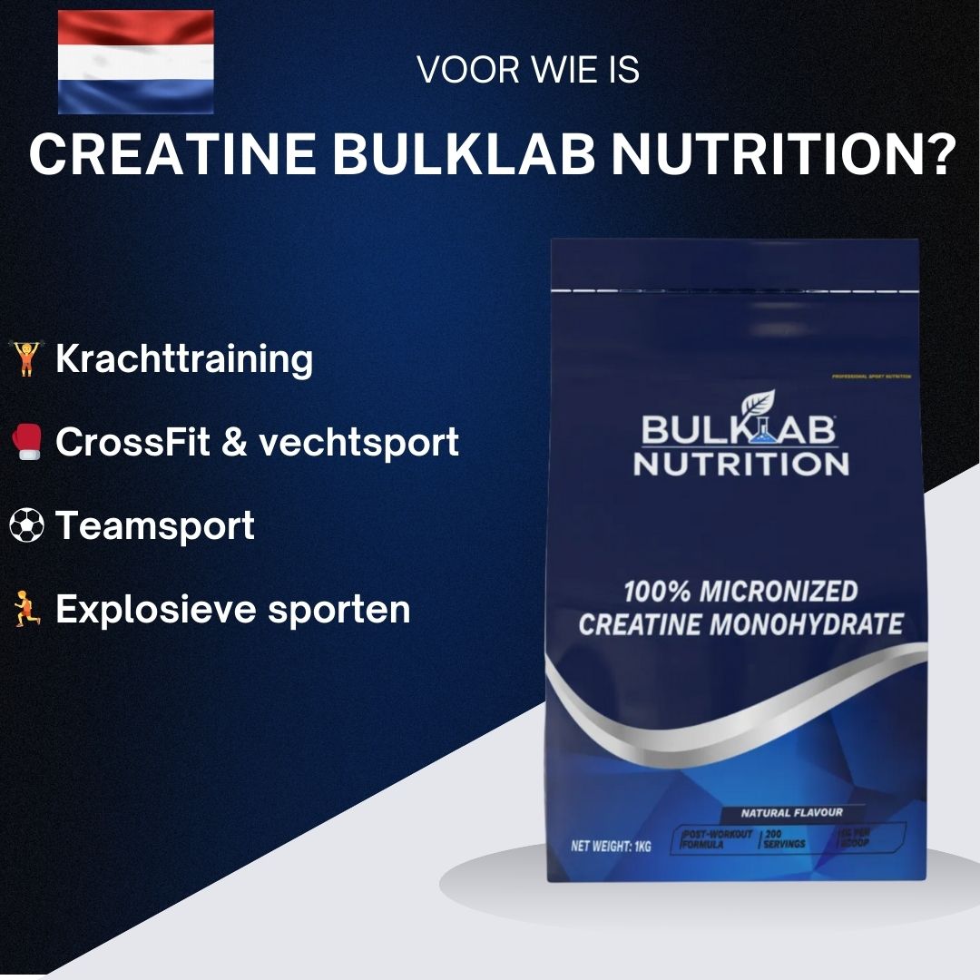 Créatine monohydraat 100 % micronisée - BulkLab Nutrition
