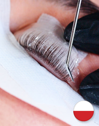 Entraînement en ligne pour le volume des cils - Polonais