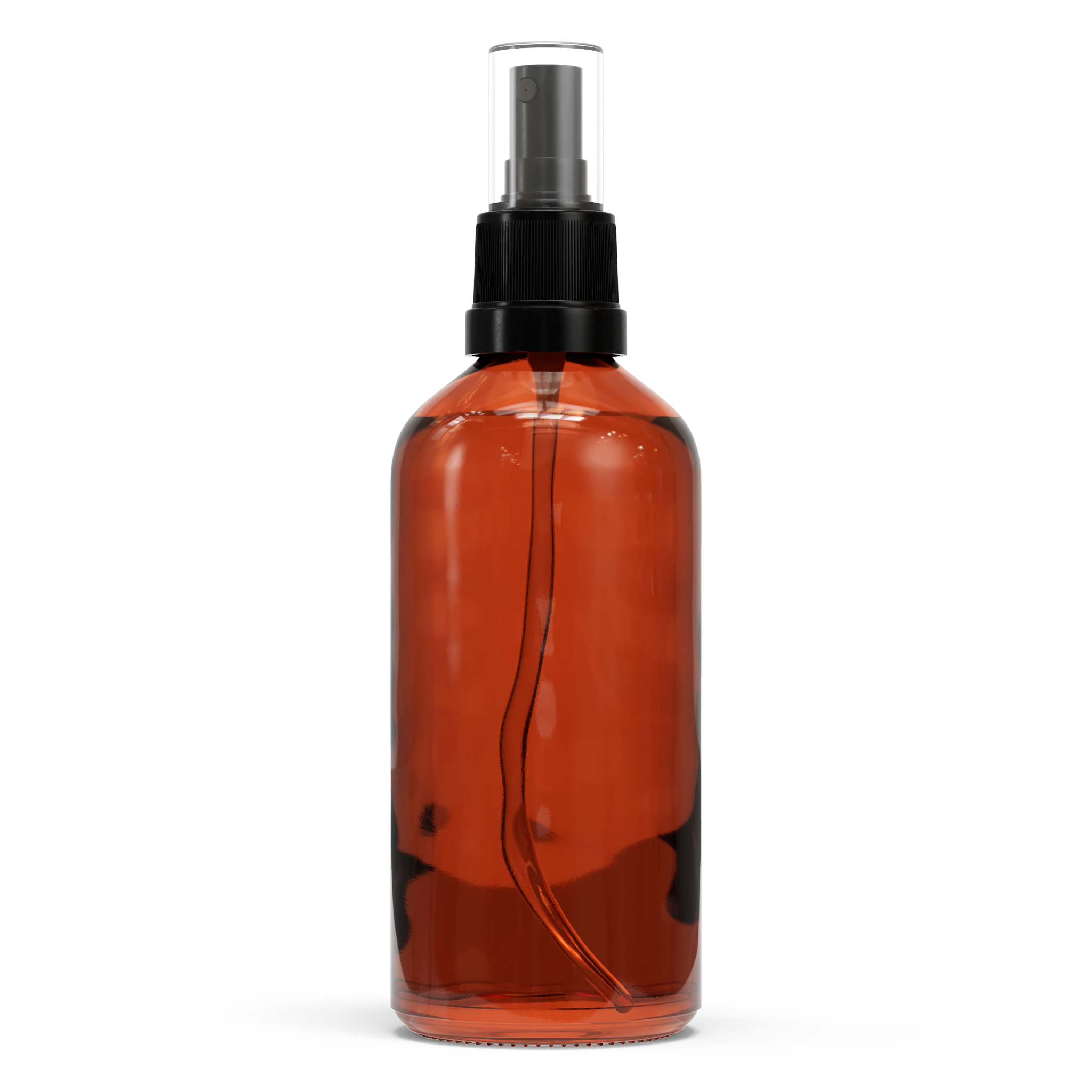 Bouteille en verre - Marron (avec des bouchons variés)