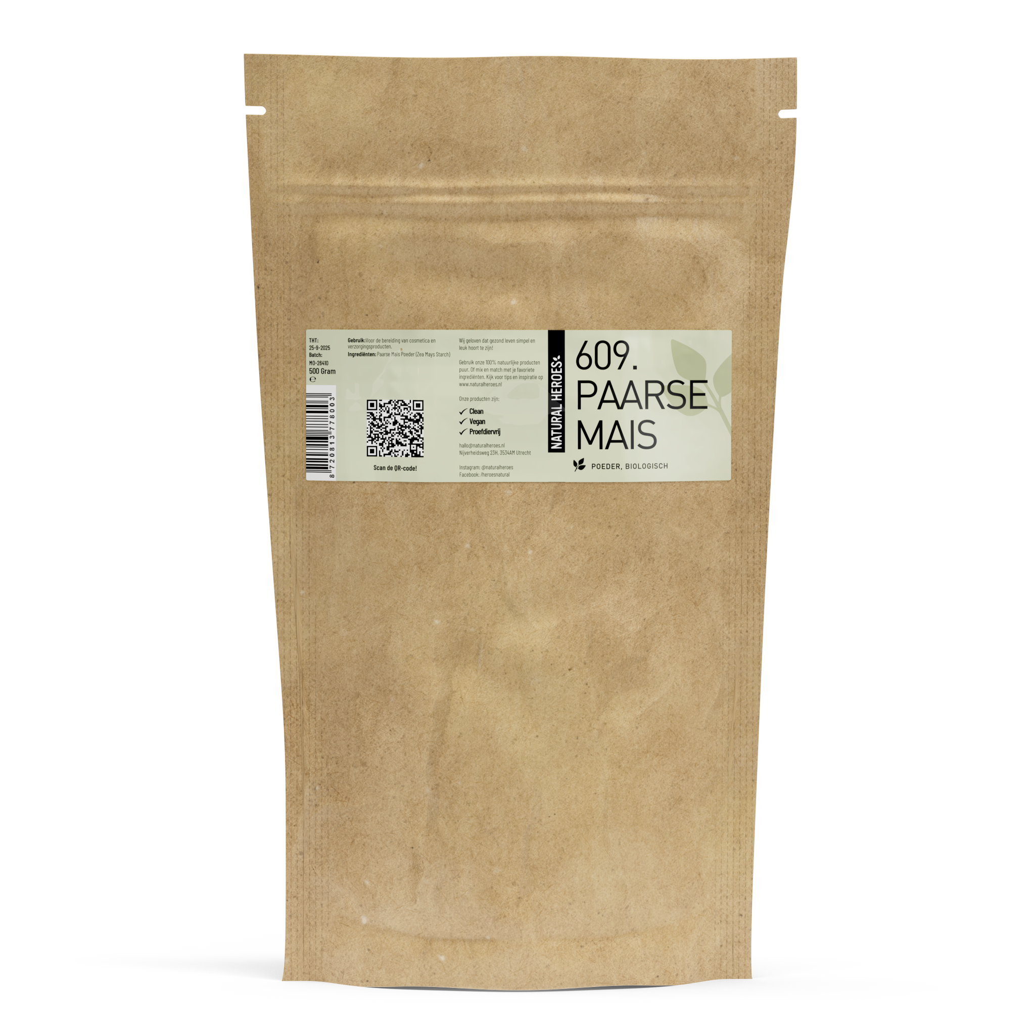 Poudre de maïs violette - Bio