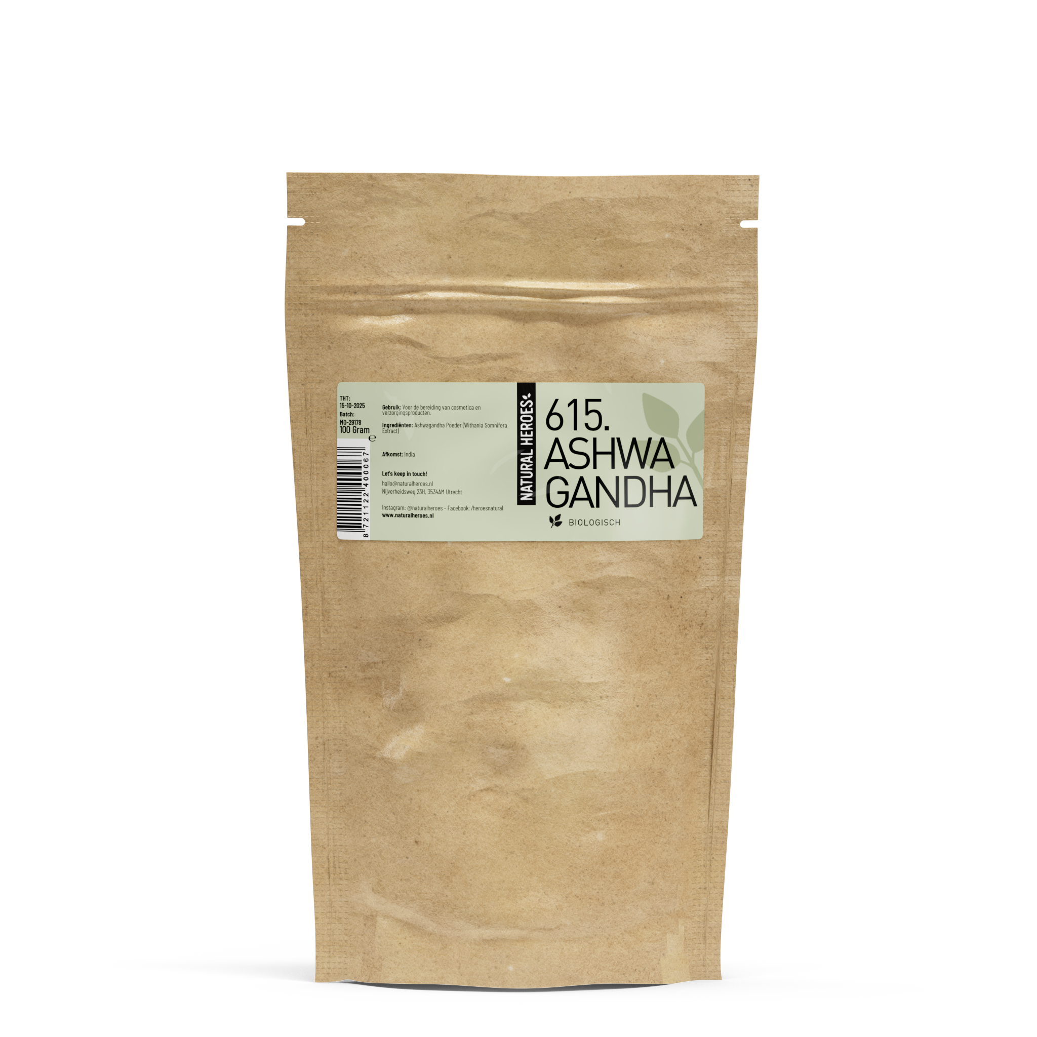 Poudre d’ashwagandha (organique)
