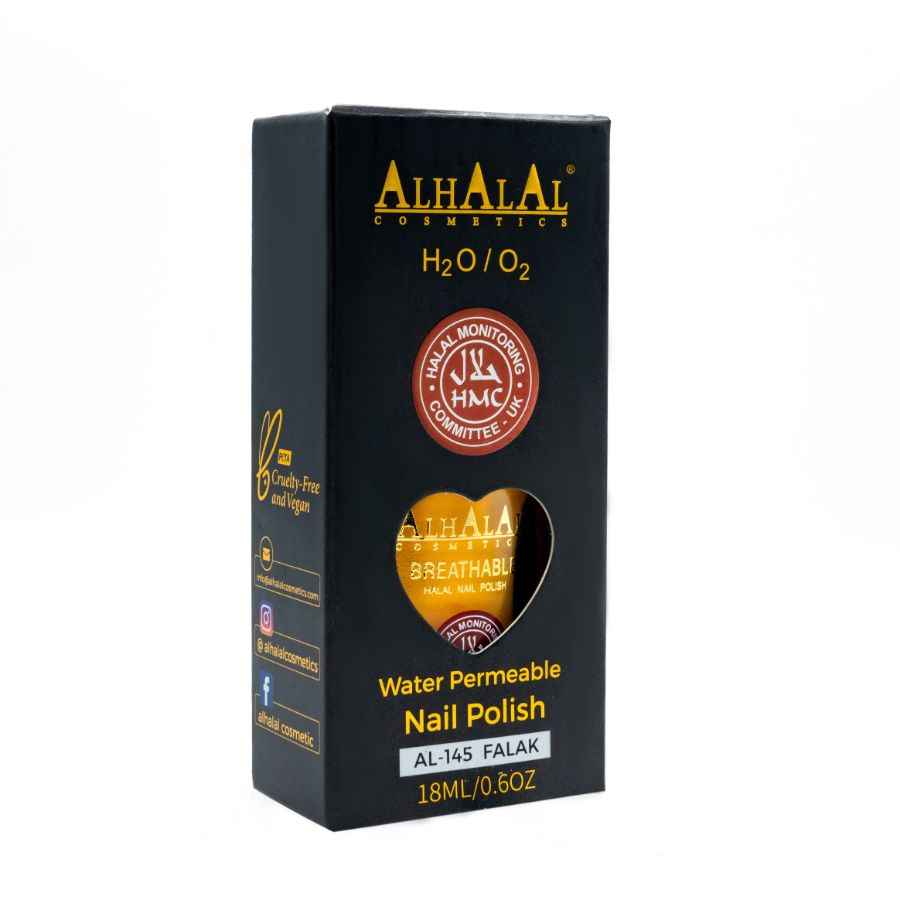 VERNIS À ONGLES JAUNE FALAK AL-145 - Halal Cosmetics