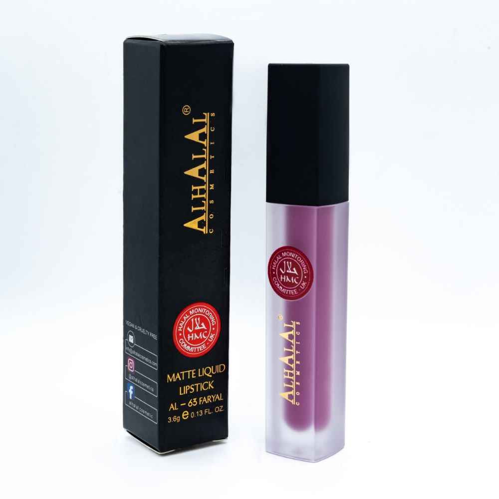 Rouge à lèvres AL-63 FARYAL MATTE liquide violet