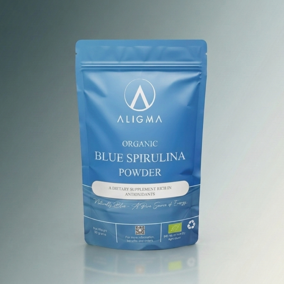 Poudre de spiruline bleue biologique 75g