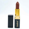 Rouge à lèvres velours Alhalal Cosmetics couleur marron avec des détails dorés LIPPESNTIFT BROWN