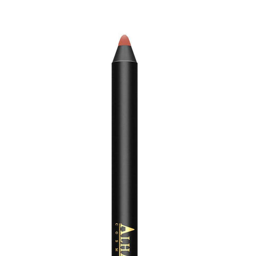 Crayon MARRON LIPLINER d’Alhalal Cosmetics avec finition mate pour des contours précis des lèvres
