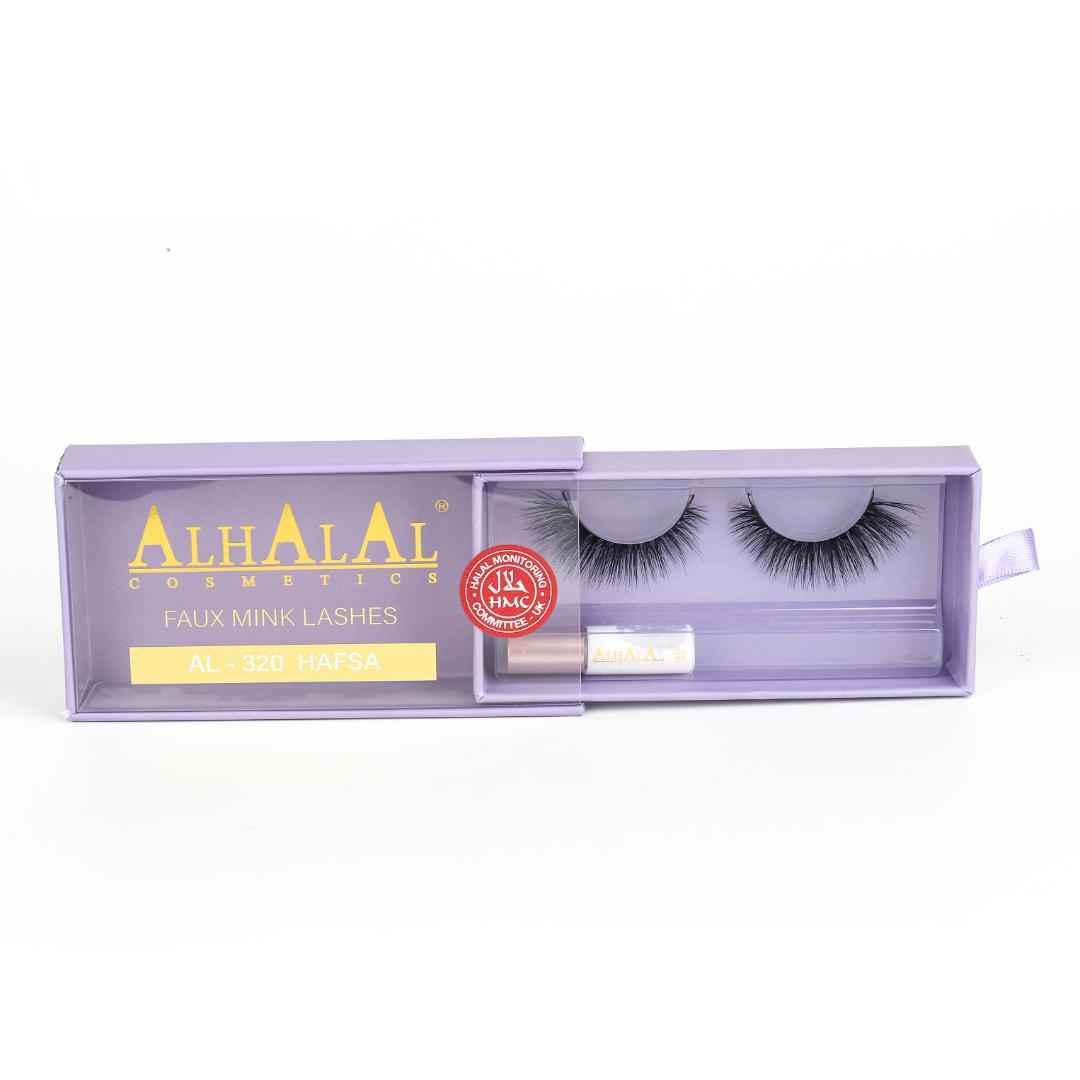 Effet Alhalal Cosmetics Factory Ceils avec de la colle qui aide à faire repousser les cils